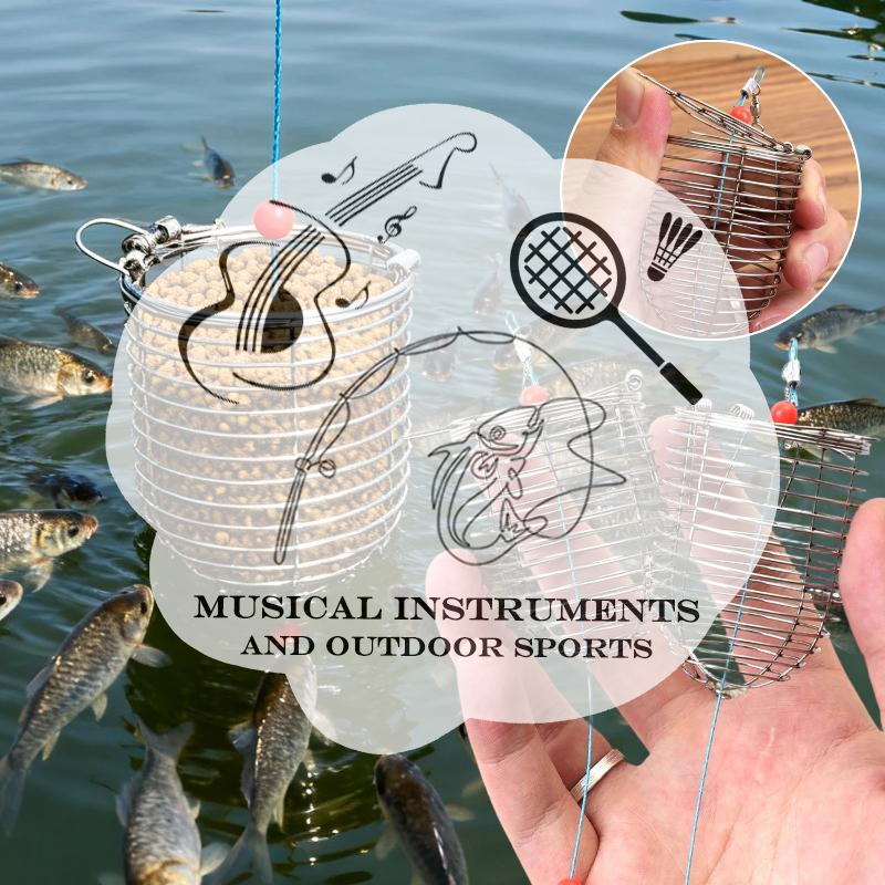Best Equipment For Fishing - 4.5cm Wire Fishing Lure Cage Set