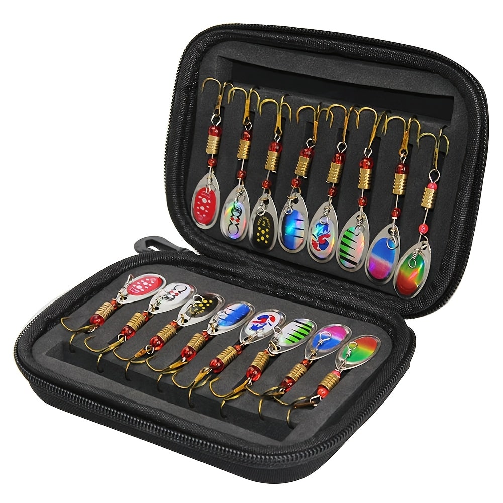 Fishing Equipment Clearance - 16pcs Metal Spinner Bait Fishing Lure