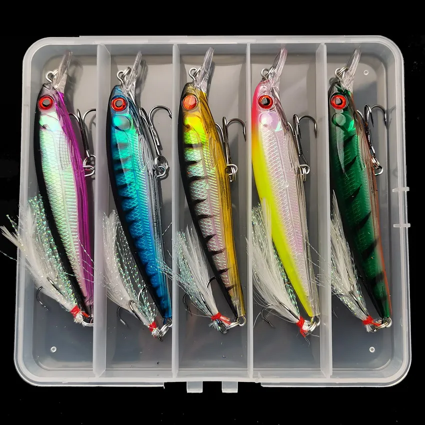 Fishing Equipment Usa - 5pcs/box Laser 3D Eyes Bionic Minnow
