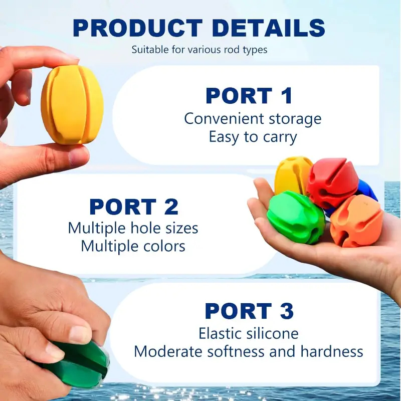 6-24Pcs Rod Protection Cover R - đánh giá và giá Fishing Equipment Rod