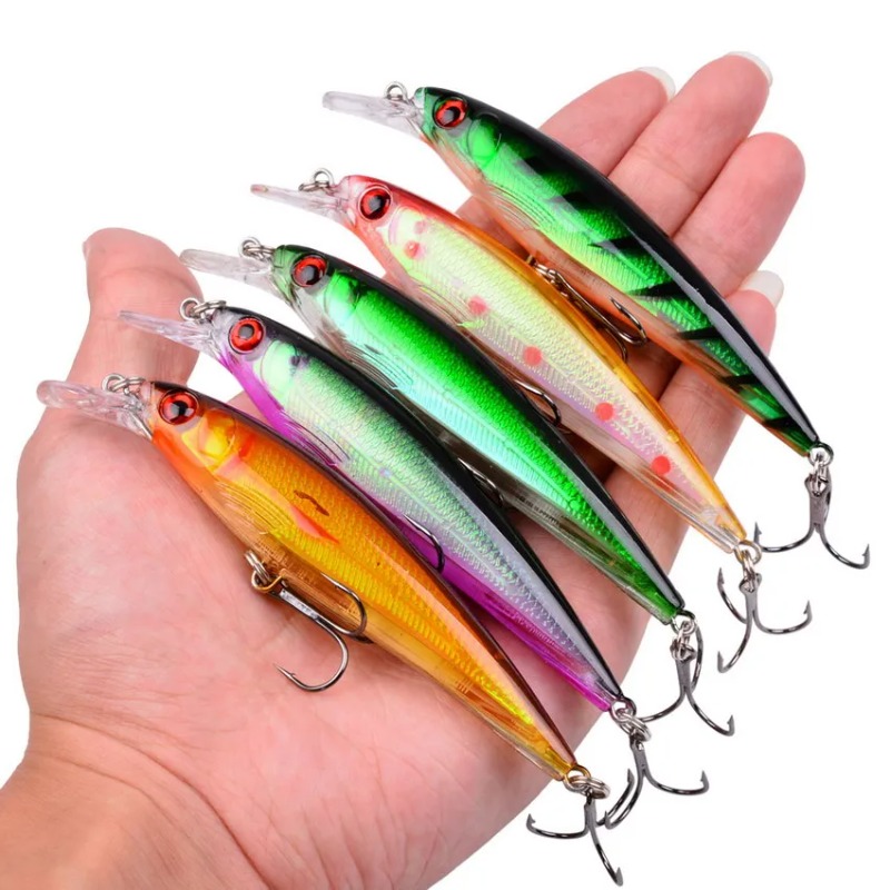Fishing 3/5/8 Pcs Luya Random  - đánh giá và giá Fishing Equipment Clearance