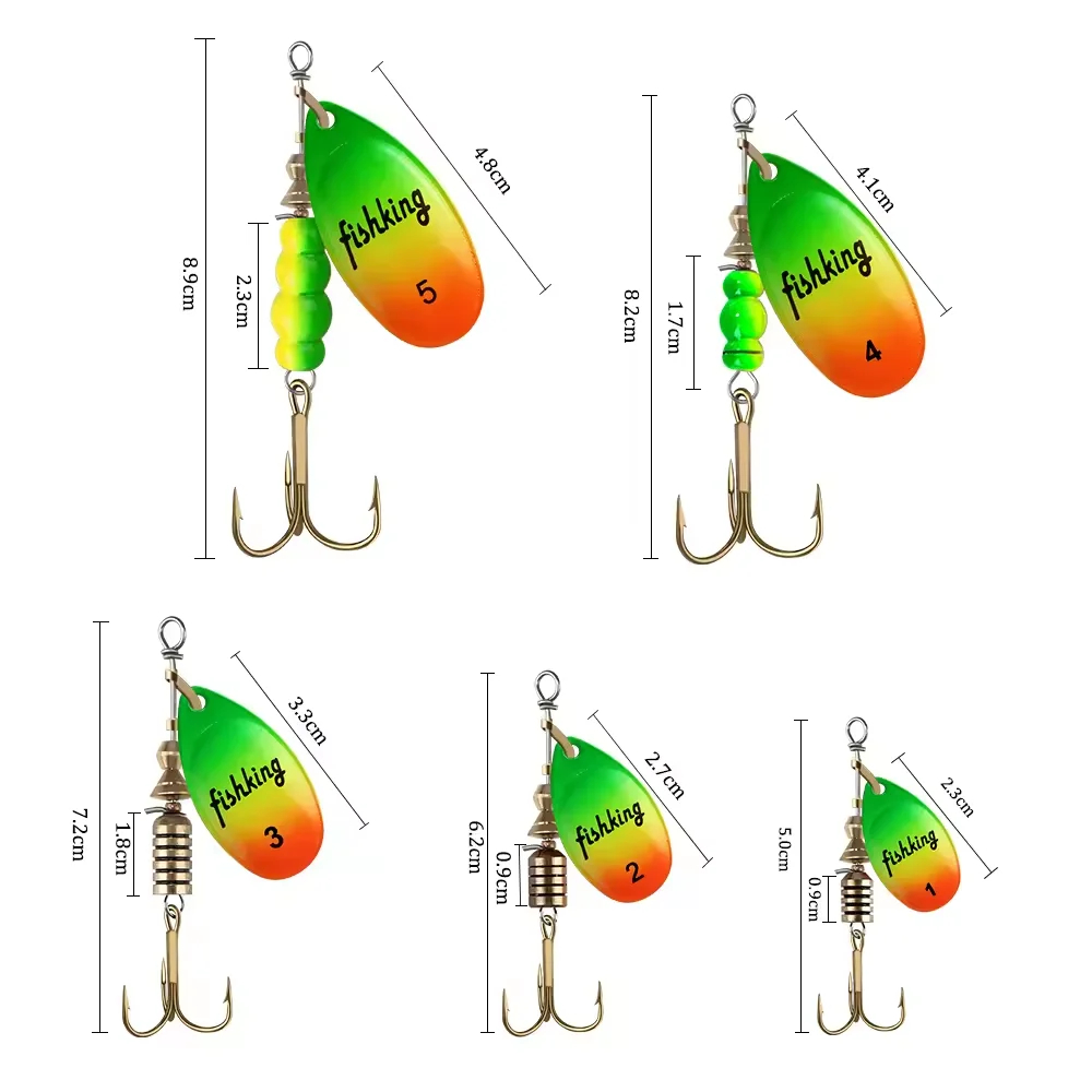 Metal Spoon Spinner Lure 3.9g  - đánh giá và giá Fishing Equipment Clearance