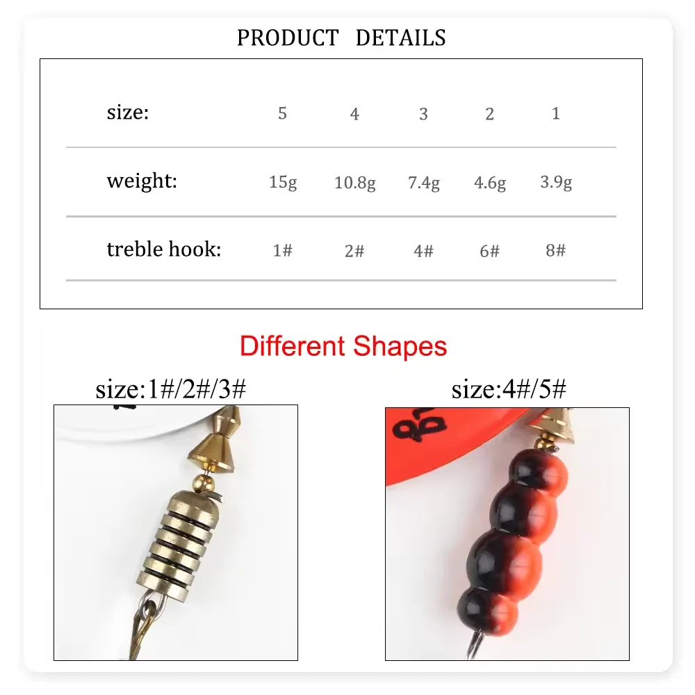 Metal Spoon Spinner Lure 3.9g  - đánh giá và giá Fishing Equipment Clearance