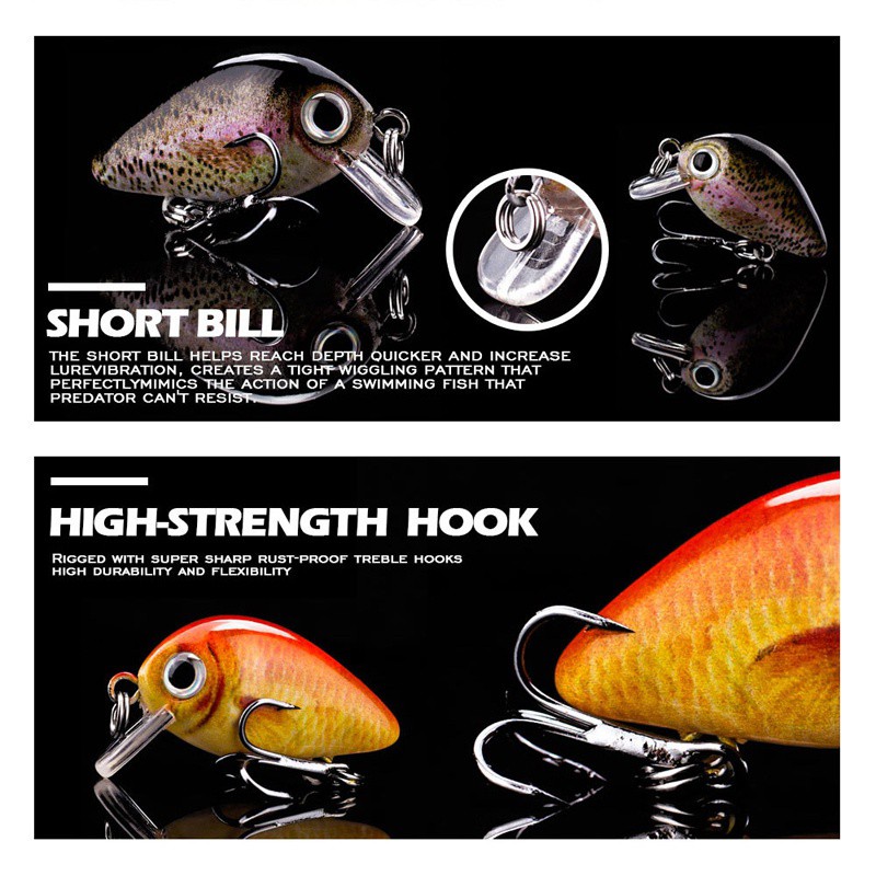 5pcs Mini Fishing Lures Set Li - đánh giá và giá Fishing Equipment Clearance