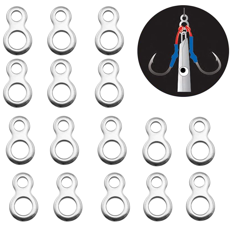 10-50Pcs Stainless Steel Fishi - đánh giá và giá Fishing Equipment On Sale