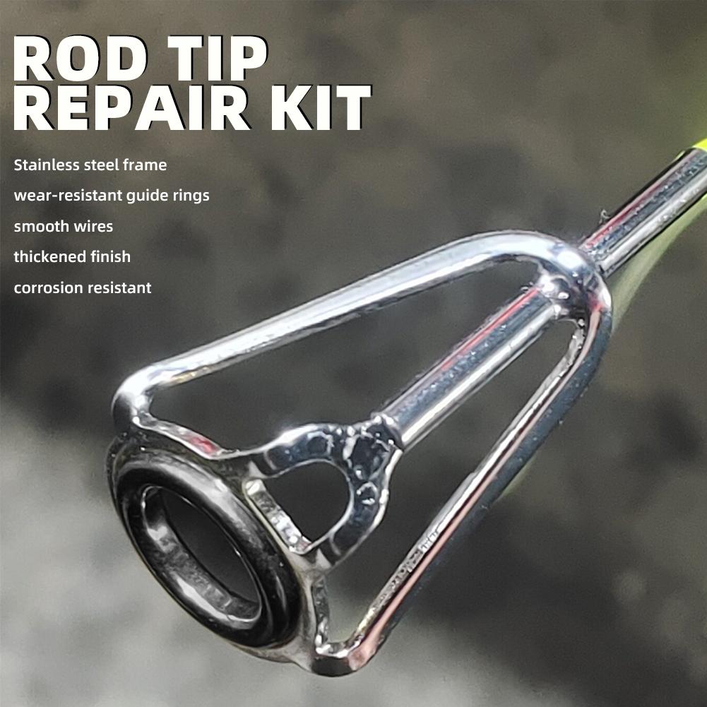 Rod Tip Repair Kit 10pcs Fishi - đánh giá và giá Fishing Equipment Rod