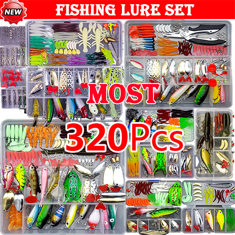Fishing Lure Kit Soft and Hard - đánh giá và giá Fishing Equipment Clearance