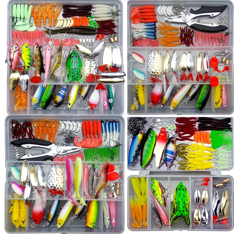 Fishing Lure Kit Soft and Hard - đánh giá và giá Fishing Equipment Clearance