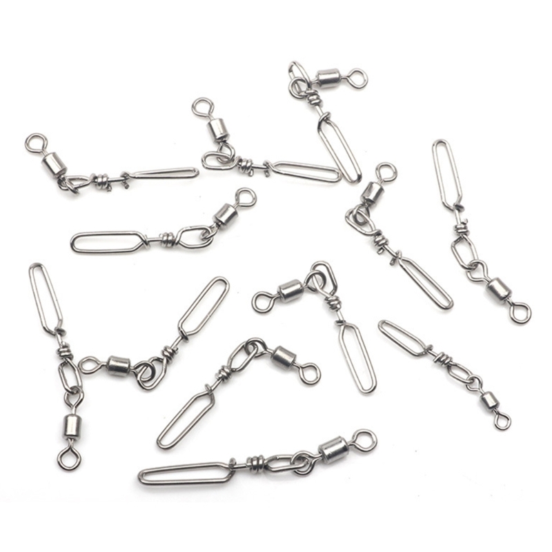 10Pcs Stainless Steel Quick Sn - đánh giá và giá Fishing Equipment On Sale