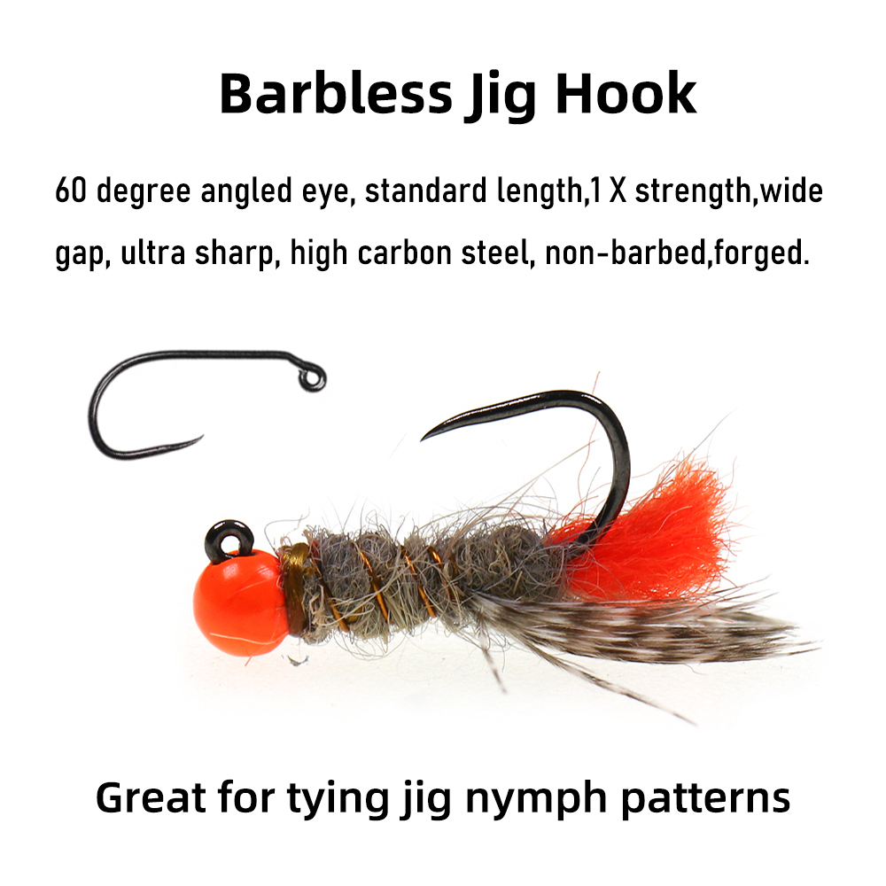 6PCS 12# 14# Hare's Ear Dub Ji - đánh giá và giá Jig Head Lure