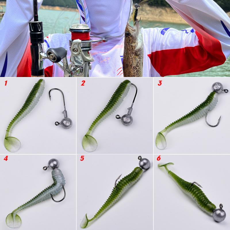 40/20/15PCS Soft Fishing Lures - đánh giá và giá Jig Head Lure