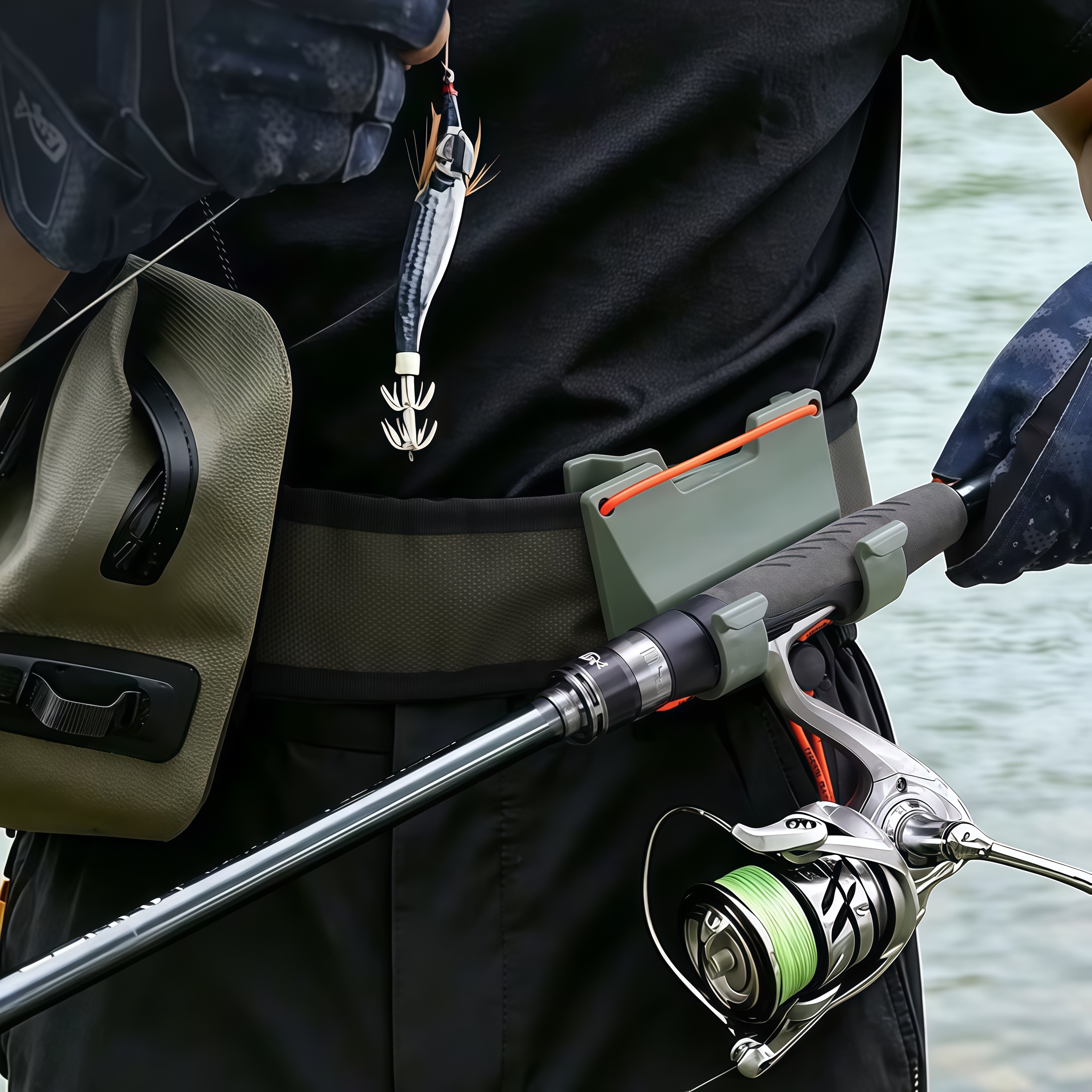 DEUKIO Outdoor Belt Clip Rod H - đánh giá và giá Fishing Equipment Rod