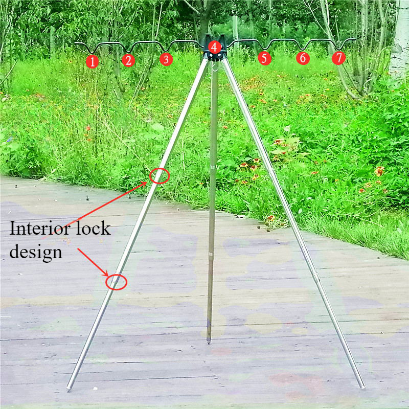 1PC Fishing Sea Rod Bracket Al - đánh giá và giá Fishing Equipment Rod