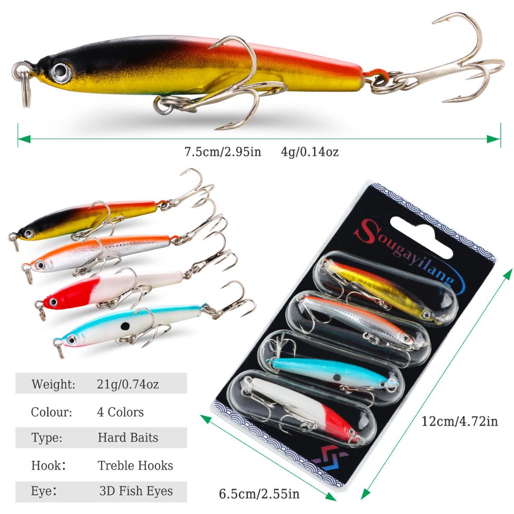 Sougayilang Fishing Bait Set 4 - đánh giá và giá Fishing Equipment Clearance