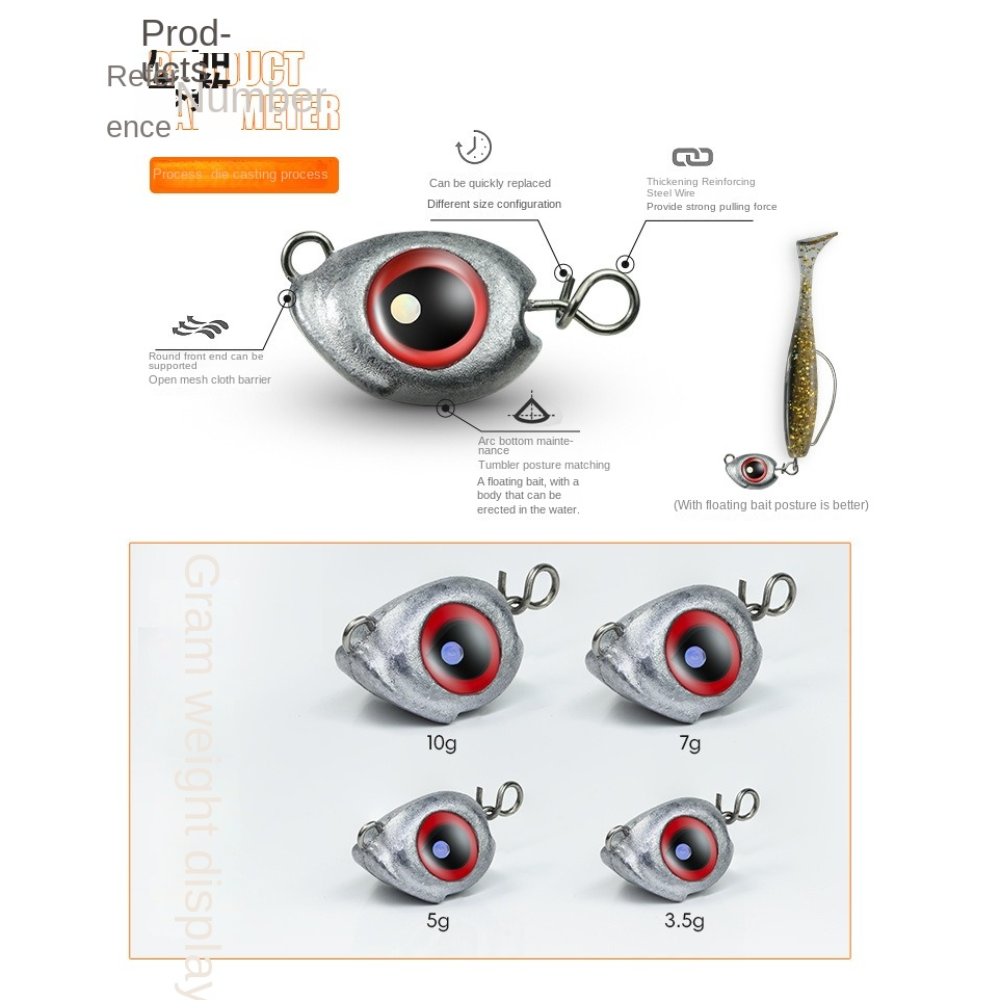 10pcs 3.5g/5g/7g/10g Swimbait  - đánh giá và giá Jig Head Lure