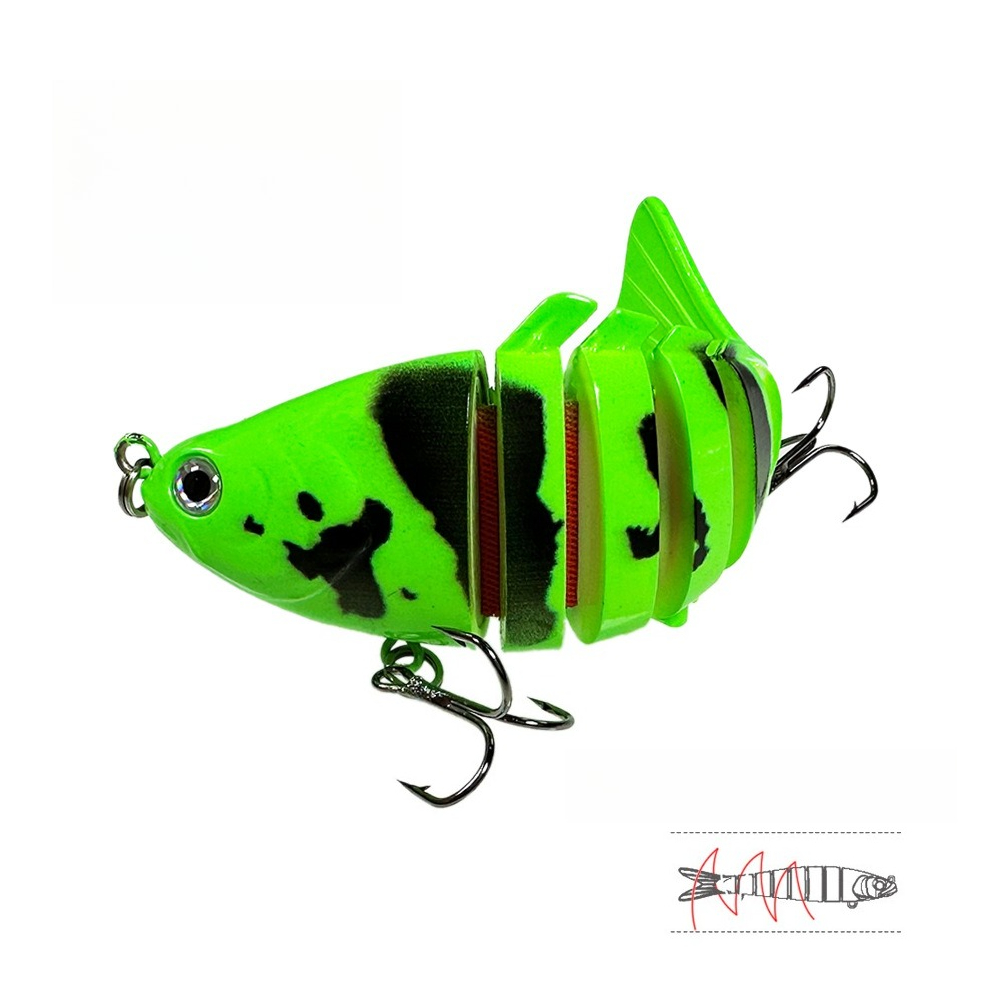 1pc Multi-segment Hard Lure 10 - đánh giá và giá Fishing Equipment Clearance