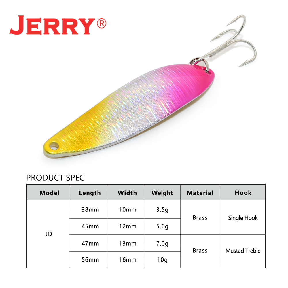 Jerry JD Artificial Spoon Lure - đánh giá và giá Jig Head Lure