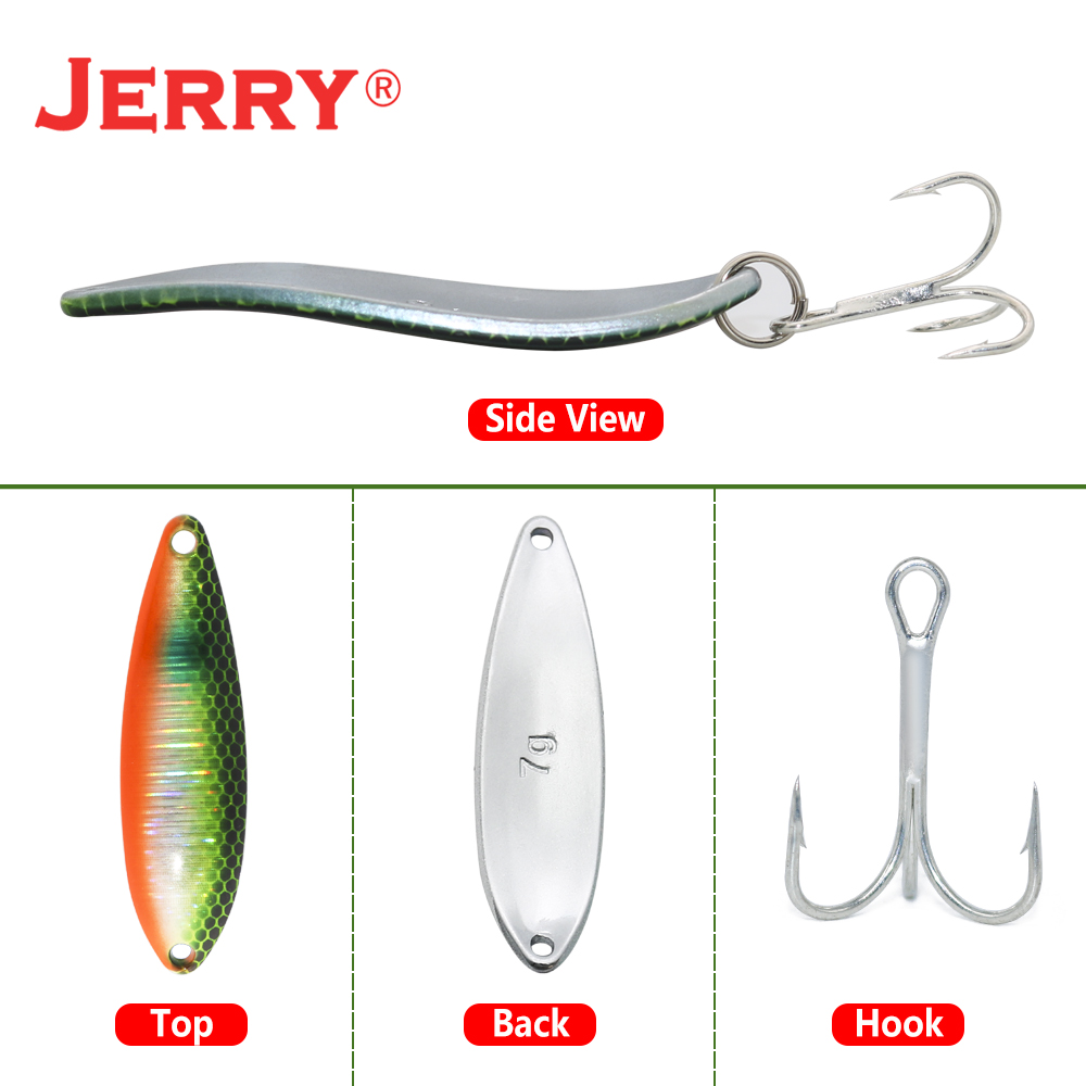 Jerry JD Artificial Spoon Lure - đánh giá và giá Jig Head Lure