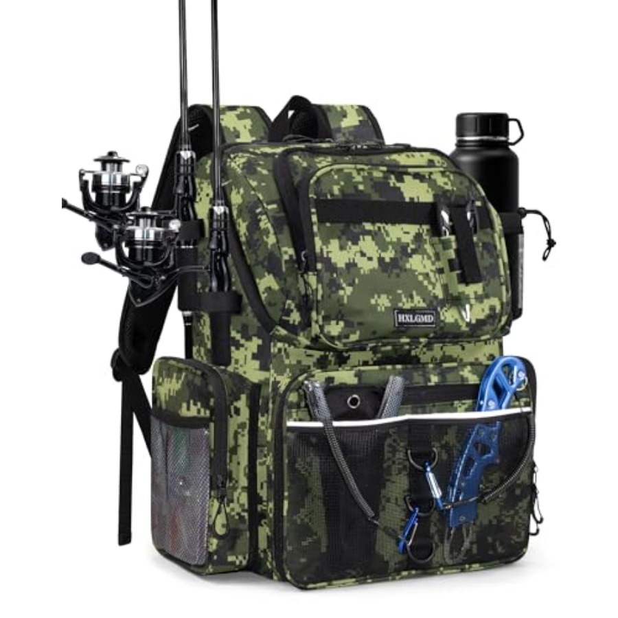 Fishing Backpack with Rod Hold - đánh giá và giá Fishing Equipment Usa