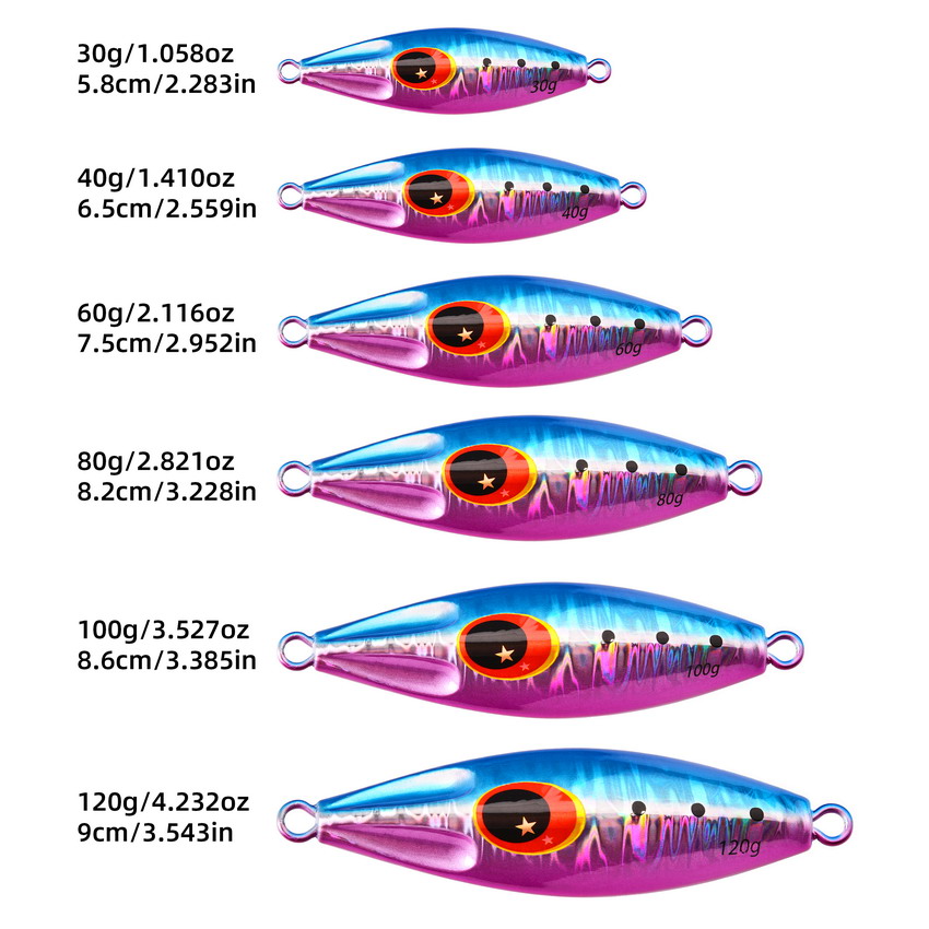 8pcs/lot Metal Jig Fishing Lur - đánh giá và giá Jig Head Lure